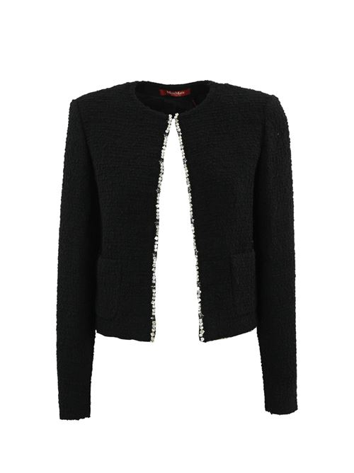 Giacca Onirica in bouclé nero MAX MARA STUDIO | 2426046151600001